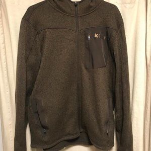 Men's KUIU Base Camp Hooded Sweater - Ash Brown - XXL
